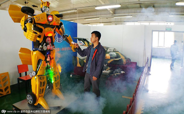 Peek inside robot manufacturing plant in Heilongjiang