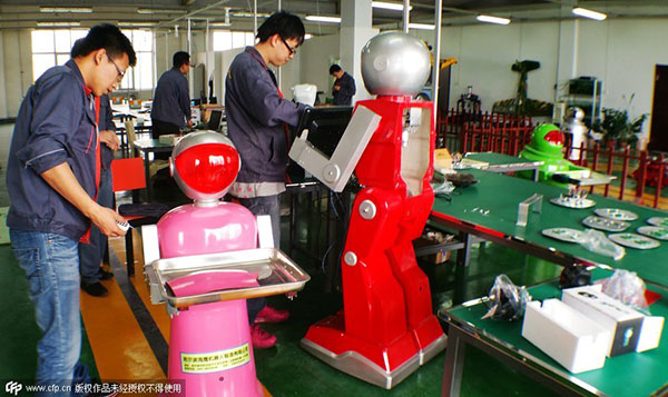 Peek inside robot manufacturing plant in Heilongjiang