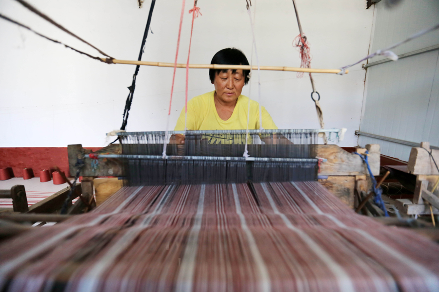 Handmade coarse cloth gets new shine