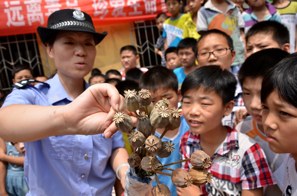 Anti-drug campaigns around China