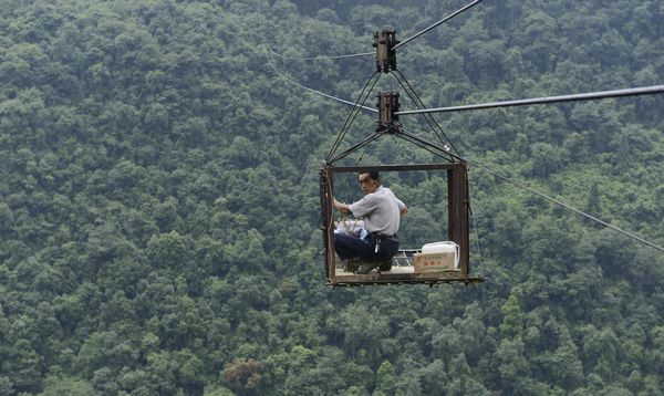 196 villagers' death-defying getaway