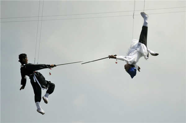 Visitors can be kung fu fighters at Yunnan resort