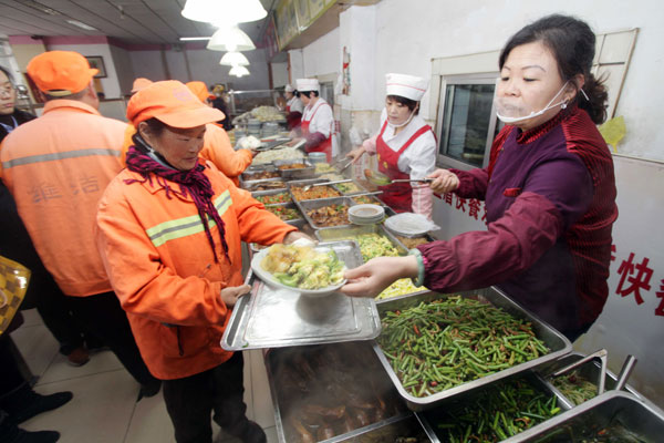 Free lunch for city cleaners