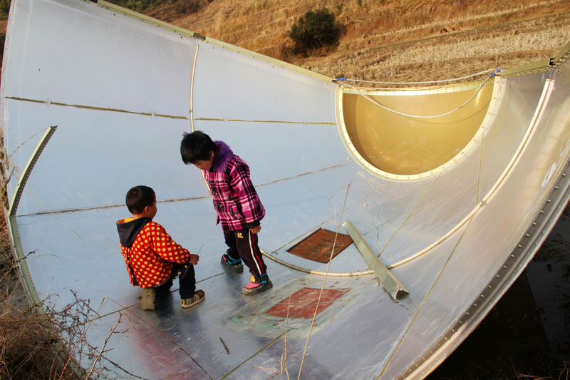 Debris of Bolivian satellite falls on E China