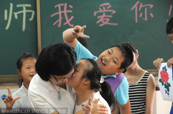 A classy thank you for China's teachers