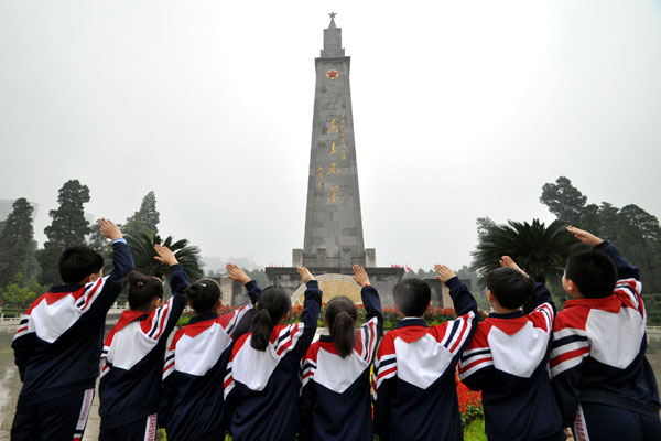 China marks first Martyrs' Day