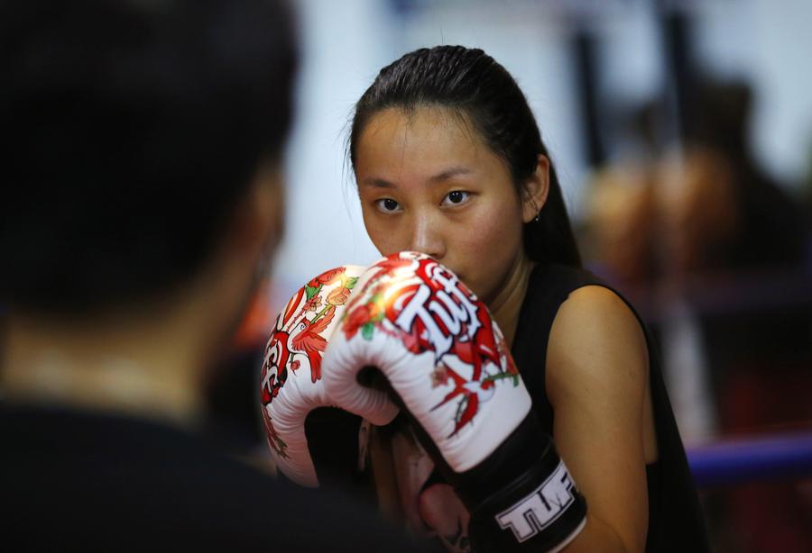 China's 'only for women' boxing club