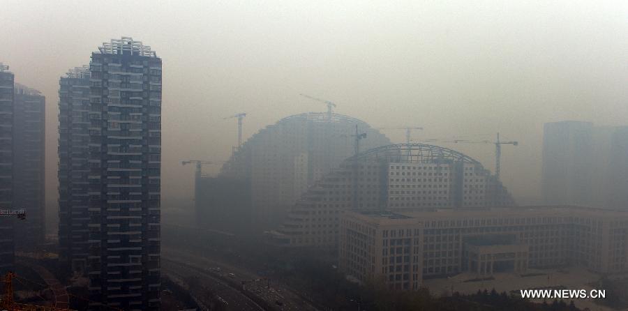 Smog shrouds Shenyang city