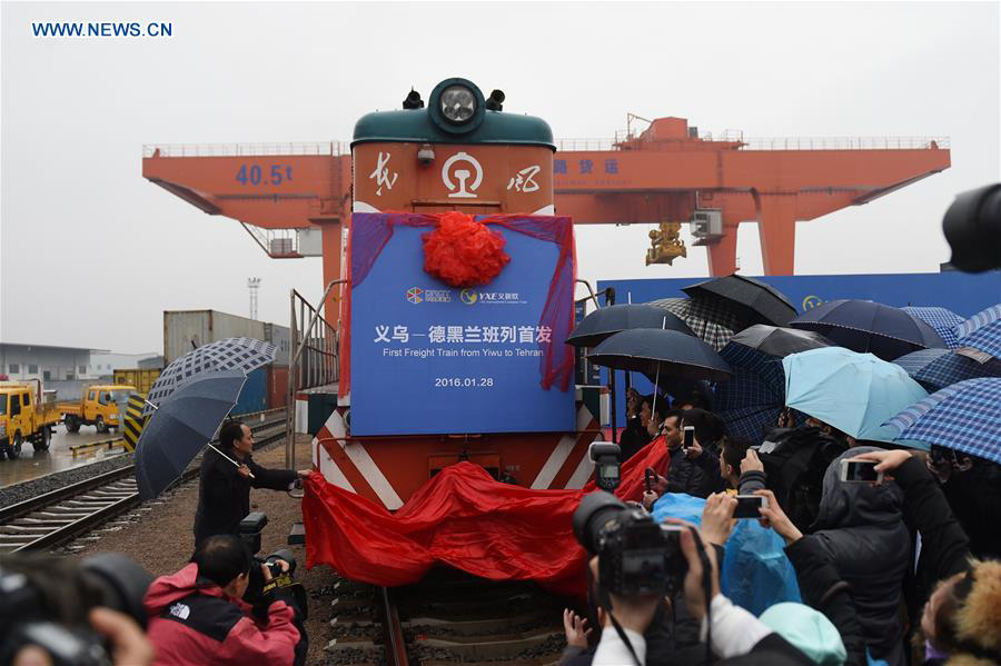 First container train links China to Middle East