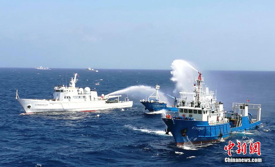 First sea-air emergency drill held near Sansha