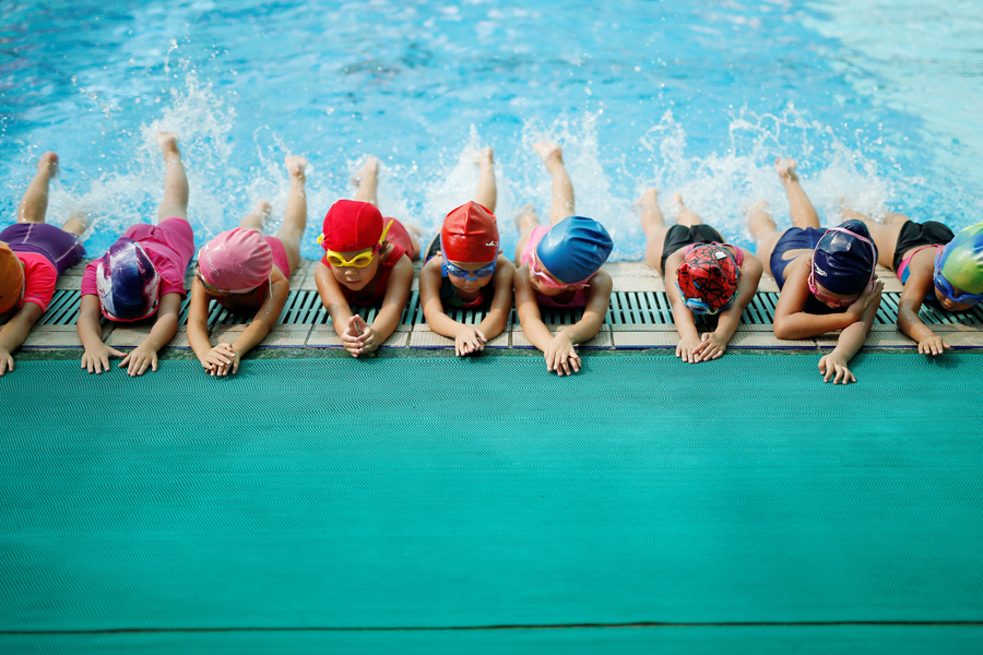 Creating a splash like their Olympic heroes