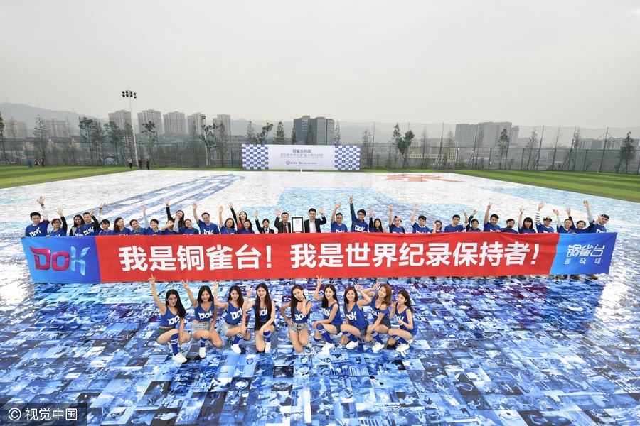 2045-square-meter photo mosaic breaks world record