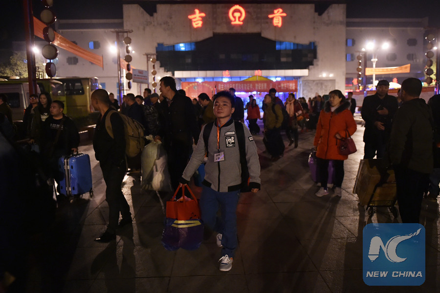 Spring Festival: The moment migrant worker met son after 24-hour journey