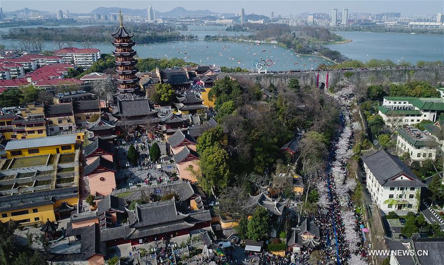 Spring scenery across China