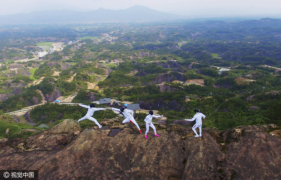 Fencing in the air