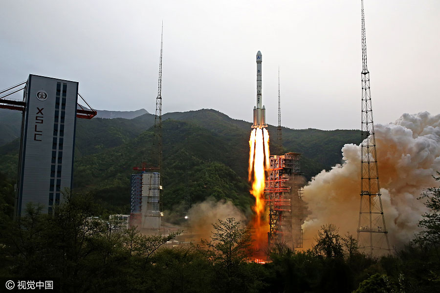 Launch of satellite marks new communications era