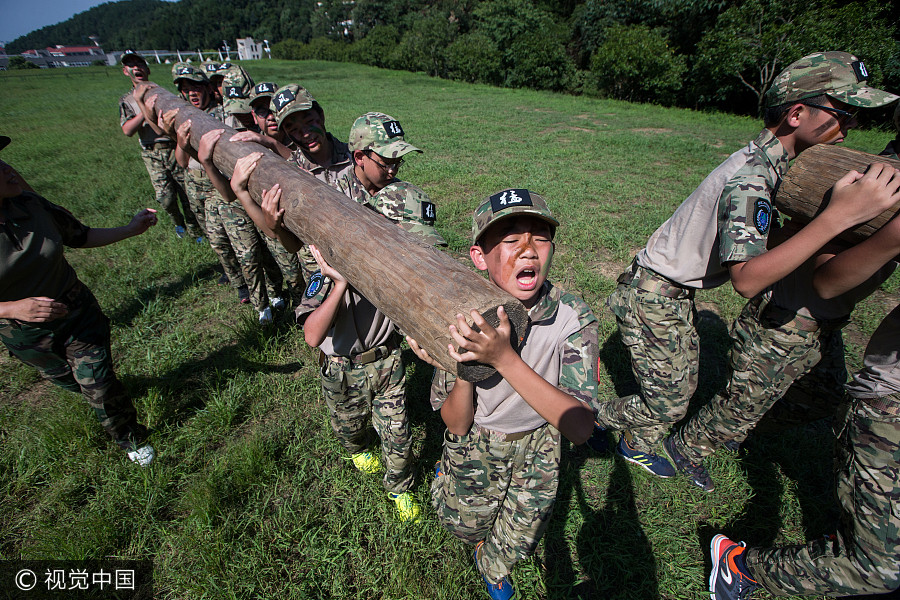 Little <EM>Wolf Warriors</EM> brave harsh training