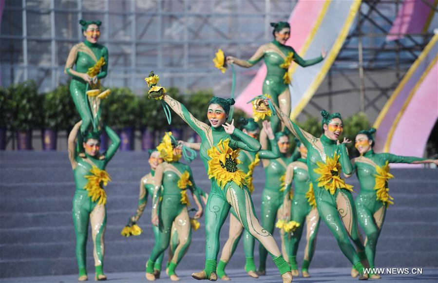 In pics: opening ceremony of cultural, artistic performance in SW China