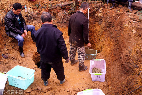 5.6 tons of ancient coins unearthed under house in Jiangxi