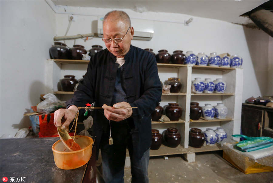 Incense maker sticks to traditional methods