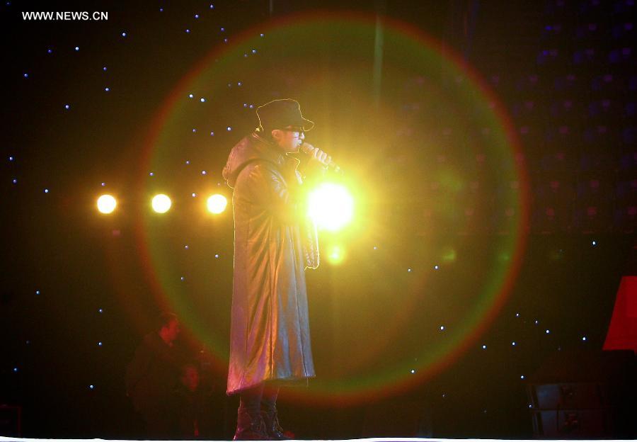 Rehearsal of CCTV's 2013 New Year Gala held in Beijing