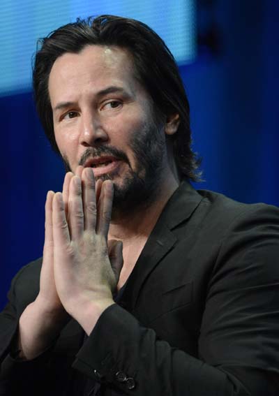 Keanu Reeves parcipates in panel for 'Side by Side'