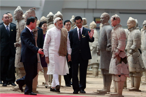 Indian PM Modi begins China visit