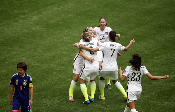 Lloyd hat trick leads US over Japan 5-2 for World Cup title