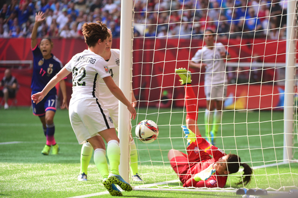 Lloyd hat trick leads US over Japan 5-2 for World Cup title