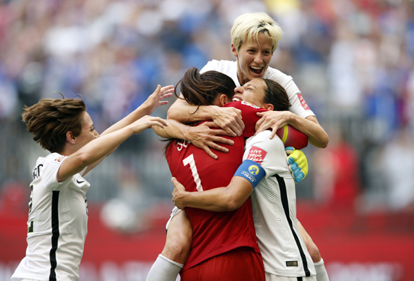 Lloyd hat trick leads US over Japan 5-2 for World Cup title