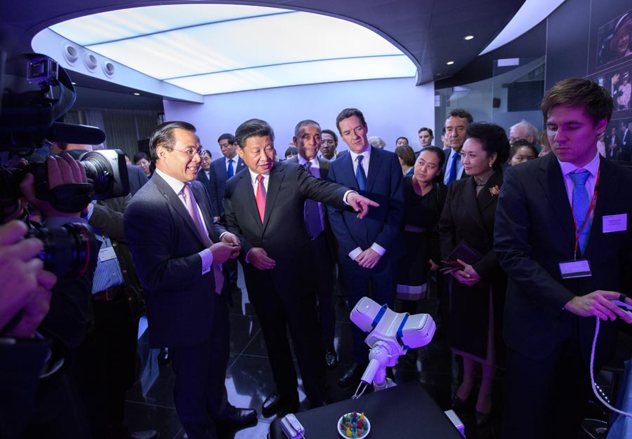 President Xi visits Imperial College London