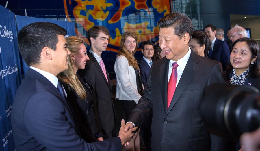 President Xi visits Imperial College London