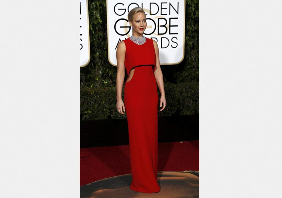 Stars arrive at 73rd Golden Globe Awards in Beverly Hills