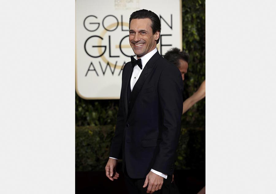 Stars arrive at 73rd Golden Globe Awards in Beverly Hills