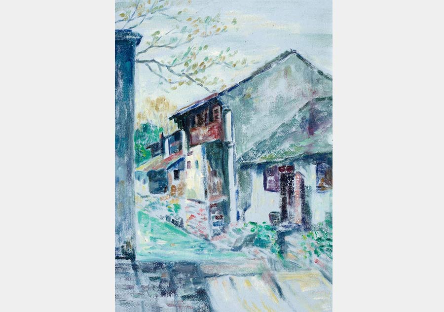 Zhouzhuang water town viewed through artistic eyes