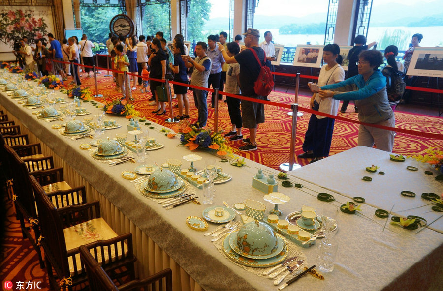 'First Lady table ware' a hit in Hangzhou