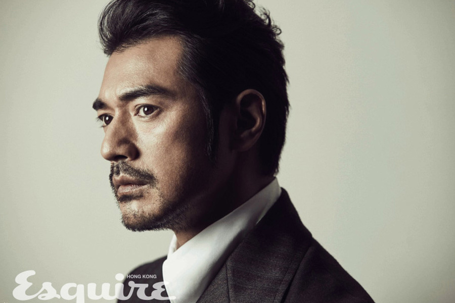 Actor Takeshi Kaneshiro poses for fashion photos