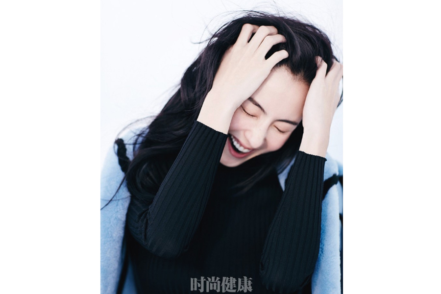 Actress Cecilia Cheung poses for fashion magazine