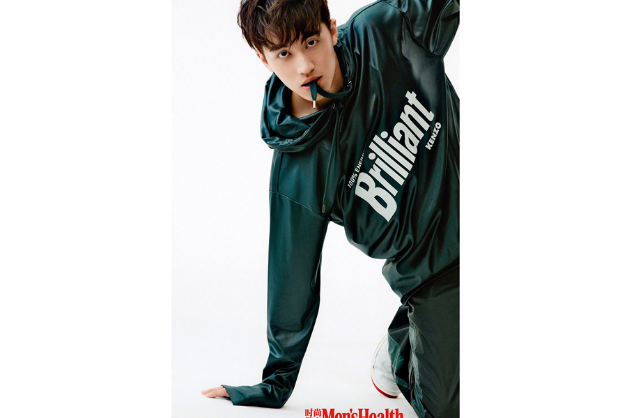 Actor Xu Weizhou poses for fashion magazine