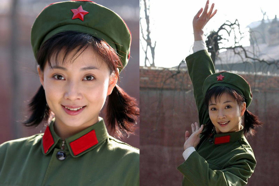 Chinese celebrities in military uniform