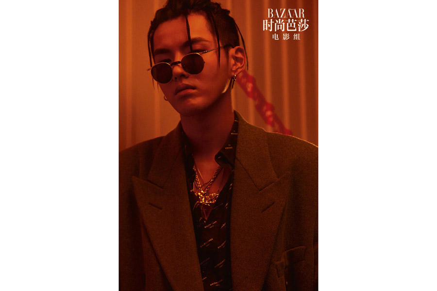 Fashion icon Kris Wu poses for the fashion magazine