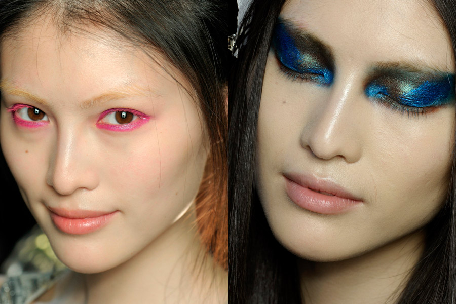 2018 Spring/Summer fashion trend: Bright-colored eyeshadow