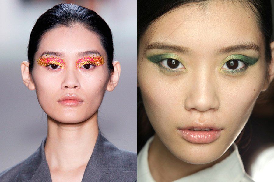 2018 Spring/Summer fashion trend: Bright-colored eyeshadow