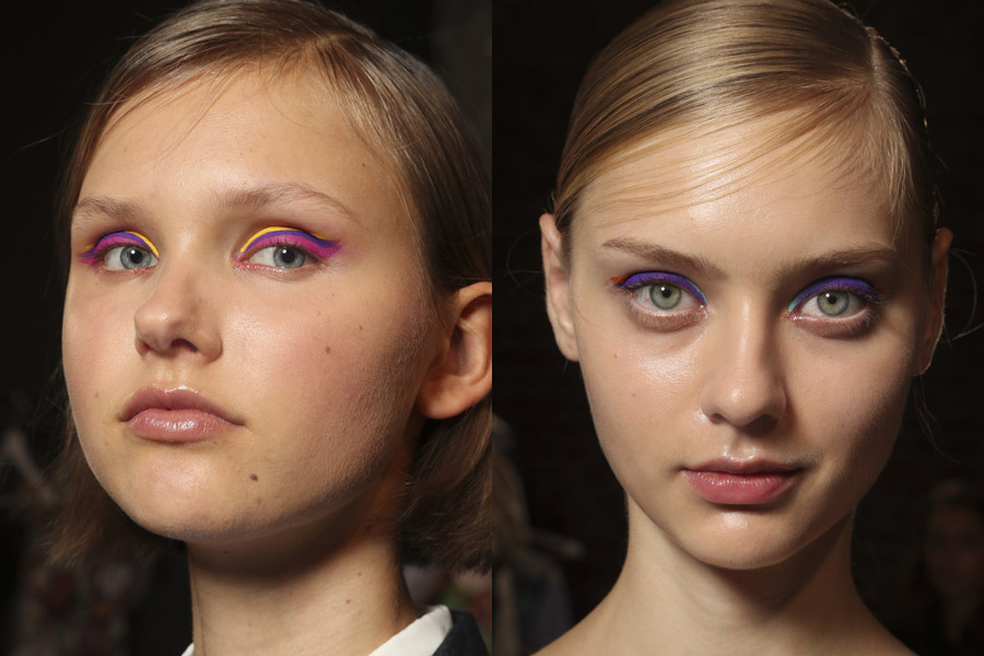 2018 Spring/Summer fashion trend: Bright-colored eyeshadow