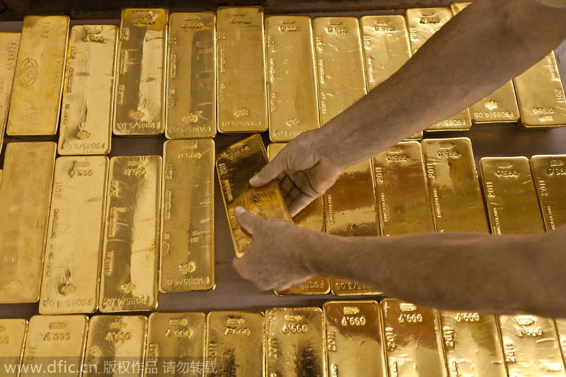 Top 10 countries with most gold reserve