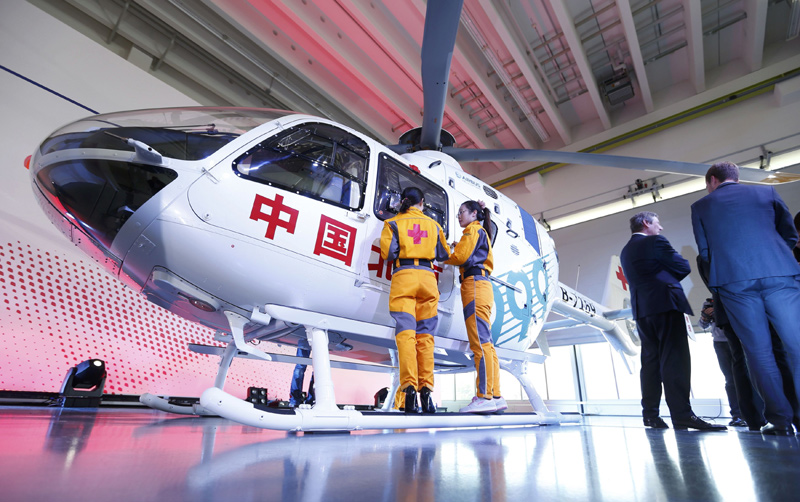 China gets first fully-equipped air ambulance