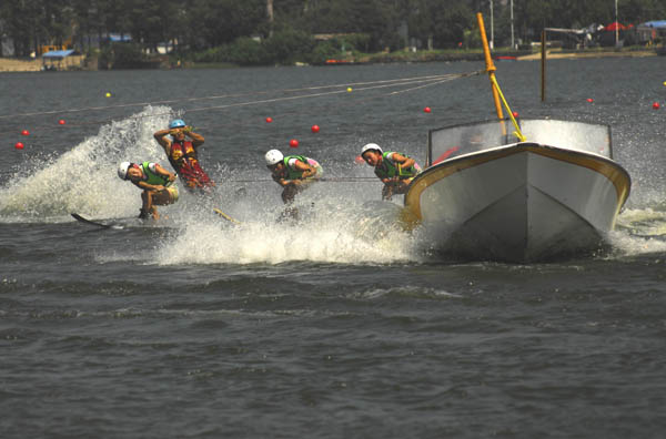 Water stunts in C China