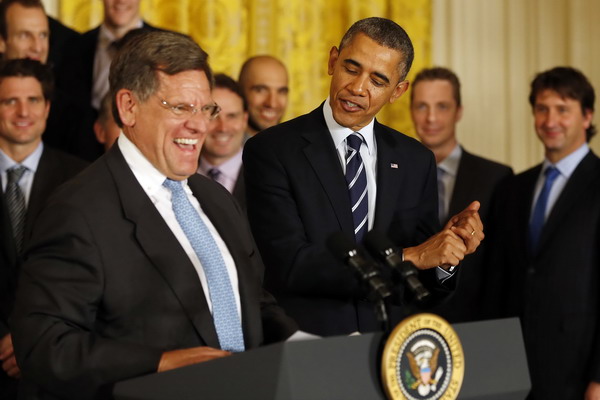 Blackhawks honored at White House