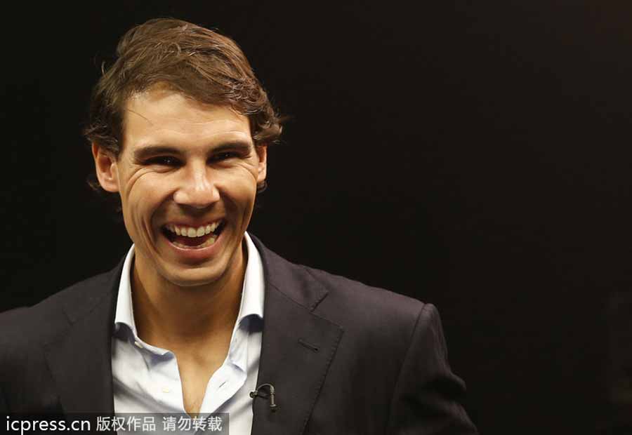 Nadal, Ronaldo show their 'poker face'