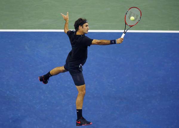 Federer reaches US Open SF